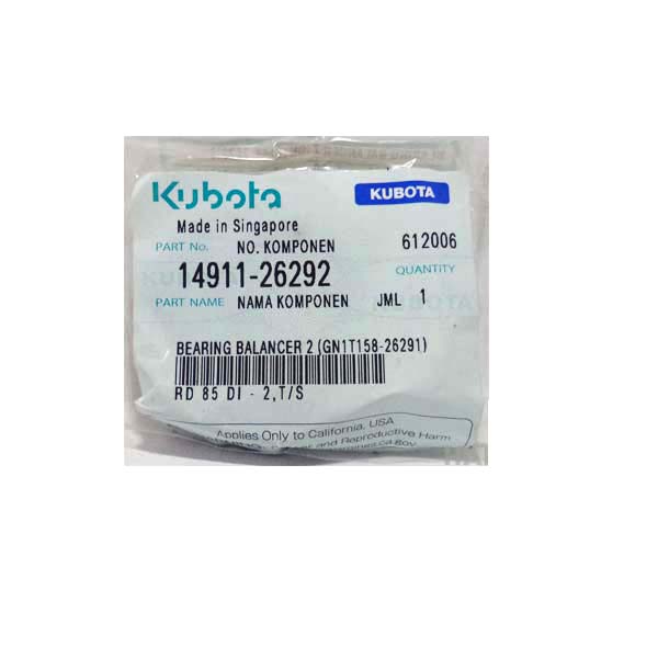 BEARING BALANCER-2 RD 65 DI 2S,  RD 85 DI - 2 T/S