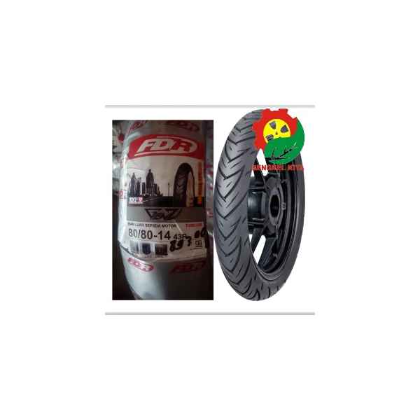 FDR BAN LUAR 80/80-17 TUBLES GENZI