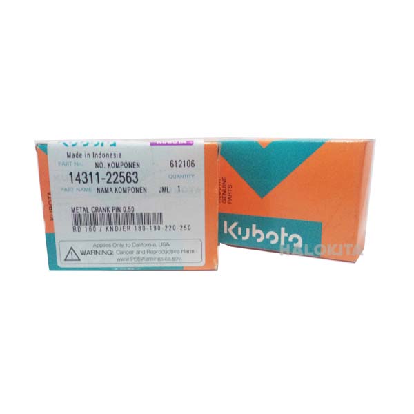 METAL CRANK PIN  0.50 RD 160 /  KND 180-190-220-250