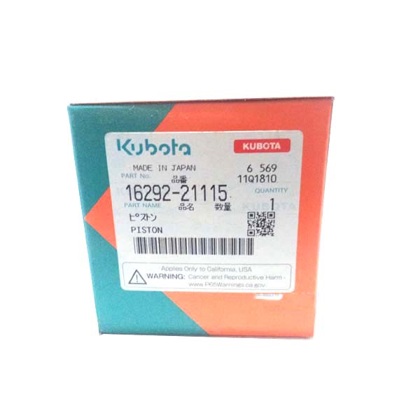PISTON D1105 COMBINE HARVESTER KUBOTA DC35 BARCODE 16292-21115-1