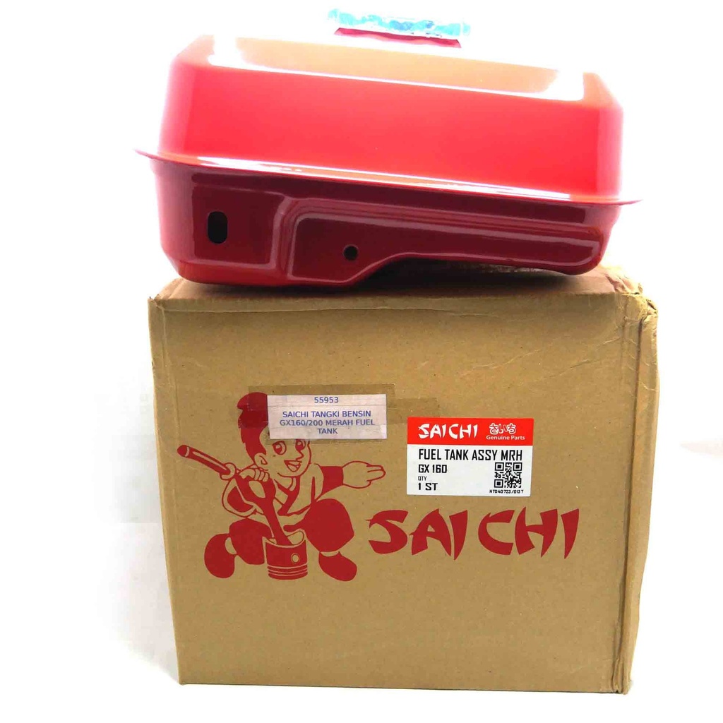 SAICHI TANGKI BENSIN GX160 GX200 MERAH FUEL TANK